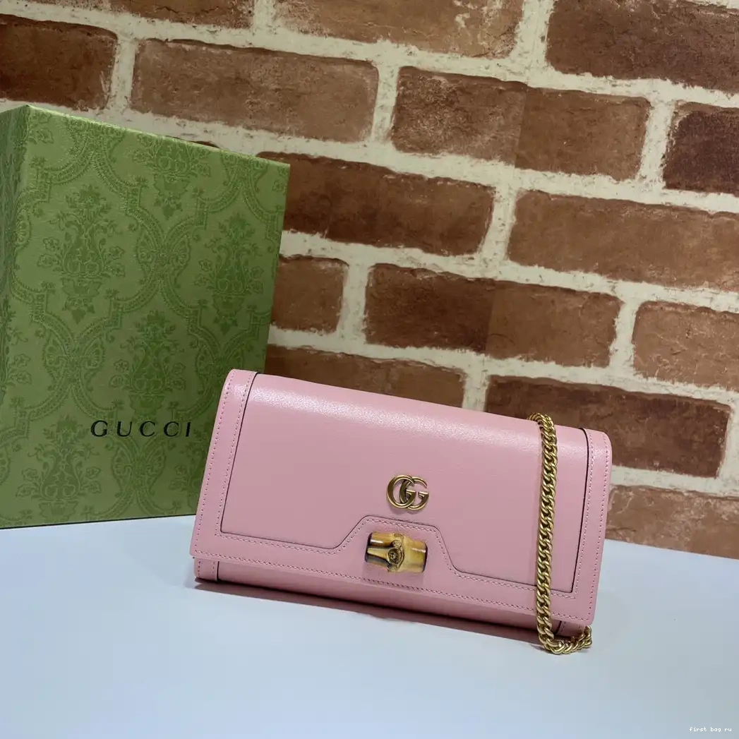 Firstbag ru Diana with wallet Gucci chain bamboo 0523